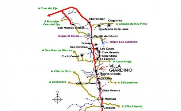 Terreno en venta 412 mts2 en Villa Giardino, Punilla Cordoba. Barrio Sta. Cecilia de Thea