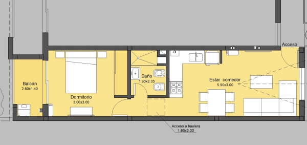 Departamento en Venta en Puerto Madryn, Biedma