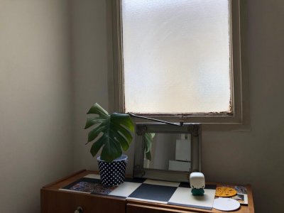 Departamento ambiente y medio en Recoleta.Amueblado.