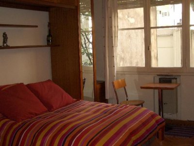 Departamento Alquiler Amoblado de Ambiente y Medio en Recoleta Reciclado a Nuevo